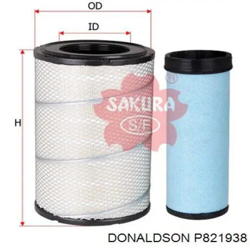 Do koszyka 8980714210 Isuzu Filtr powietrza