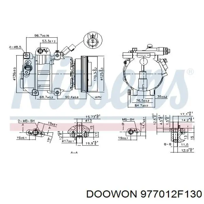 Do koszyka 977010E125 Hyundai/Kia Sprężarka klimatyzacji