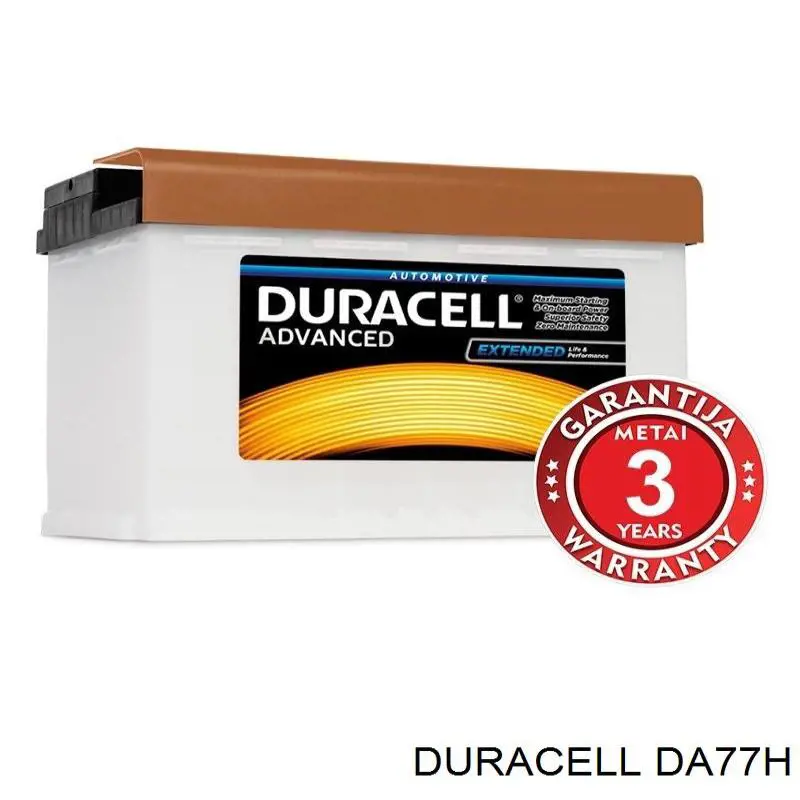 DA77H Duracell Bateria (akumulator)