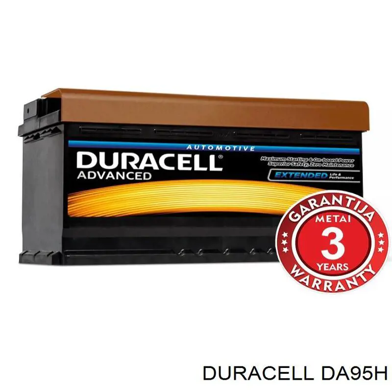 DA95H Duracell Bateria (akumulator)
