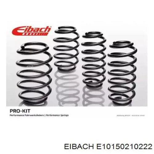 Zestaw sprężyn zawieszenia samochodowego Eibach E10150210222 cena, od 317,36 USD