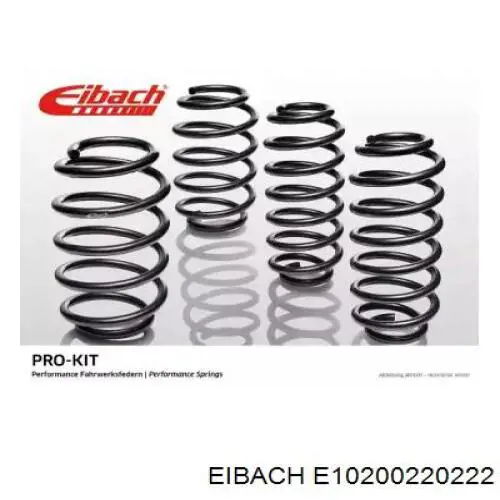 E10200220222 Eibach Zestaw sprężyn zawieszenia samochodowego