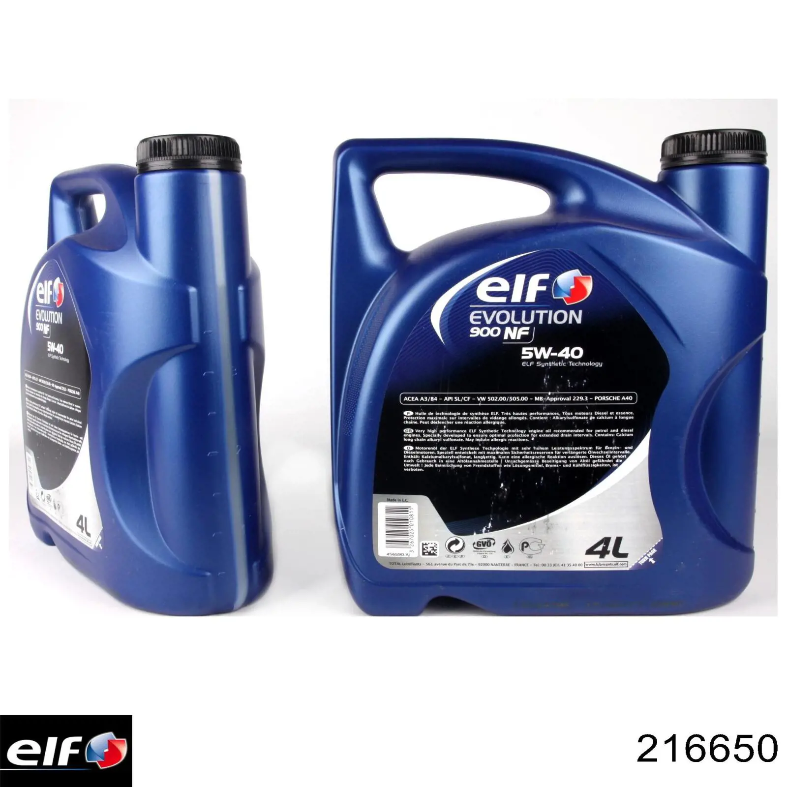 216650 ELF Olej do silnika