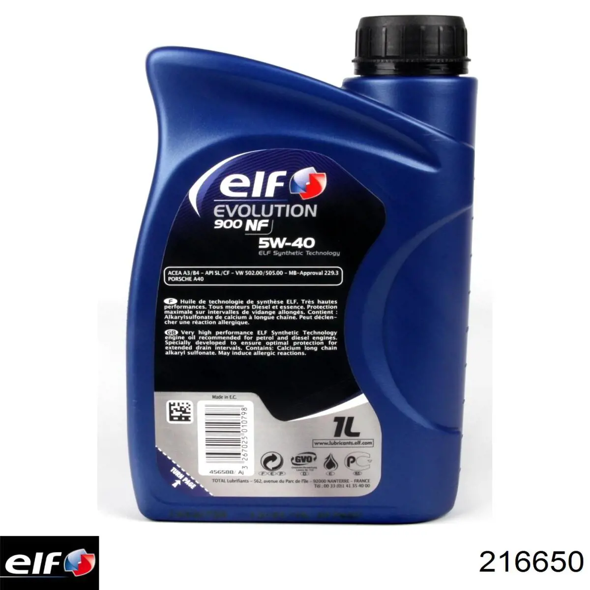 Olej do silnika 216650 ELF