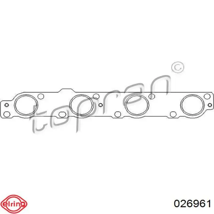 Uszczelka kolektora wydechowego Elring 026961 cena, od 12,89 USD