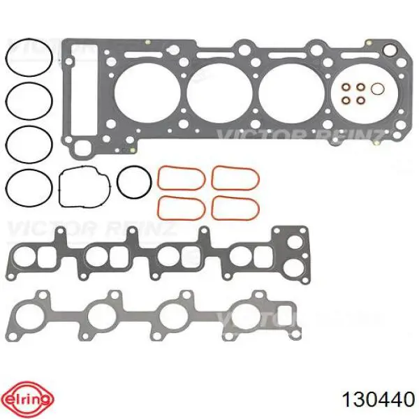 Zestaw uszczelek silnika górny Elring 130440 cena, od 65,12 USD