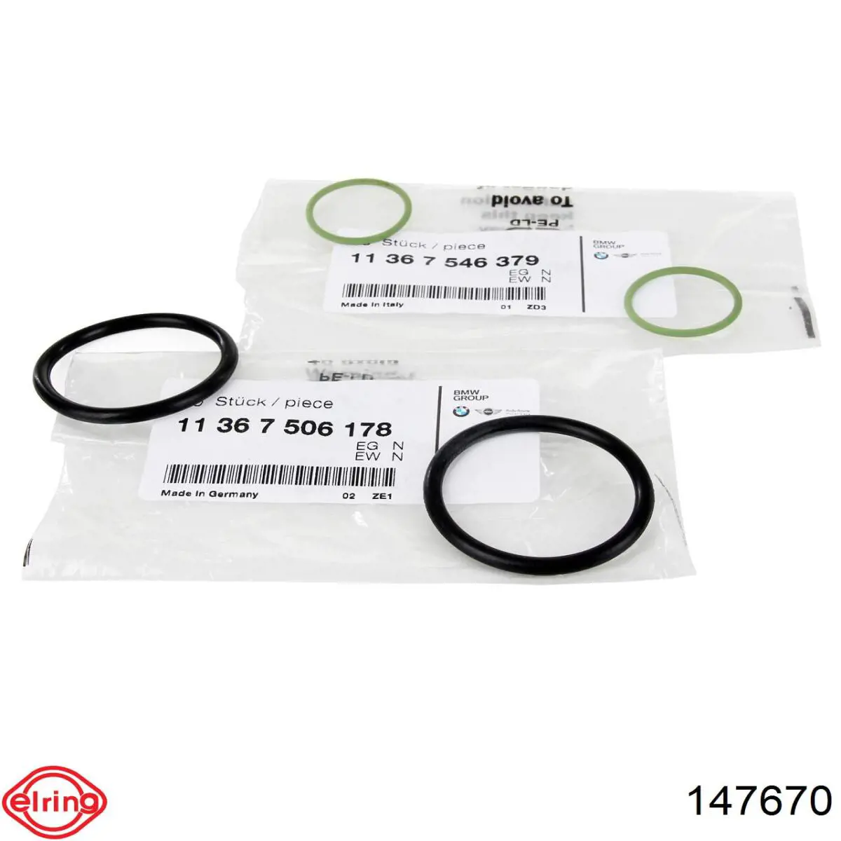 Do koszyka 11427548322 BMW Uszczelka czujnika położenia wału korbowego