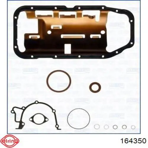 164350 Elring zestaw uszczelek silnika dolny
