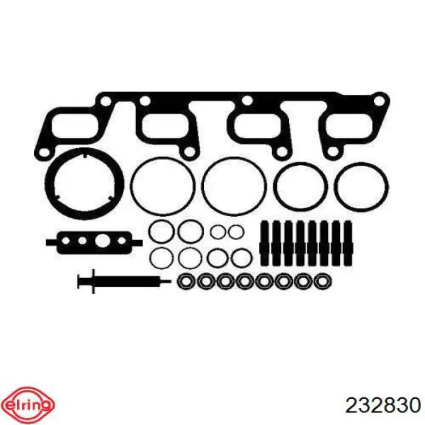 Uszczelka turbiny, zestaw montażowy Elring 232830 cena, od 45,42 USD