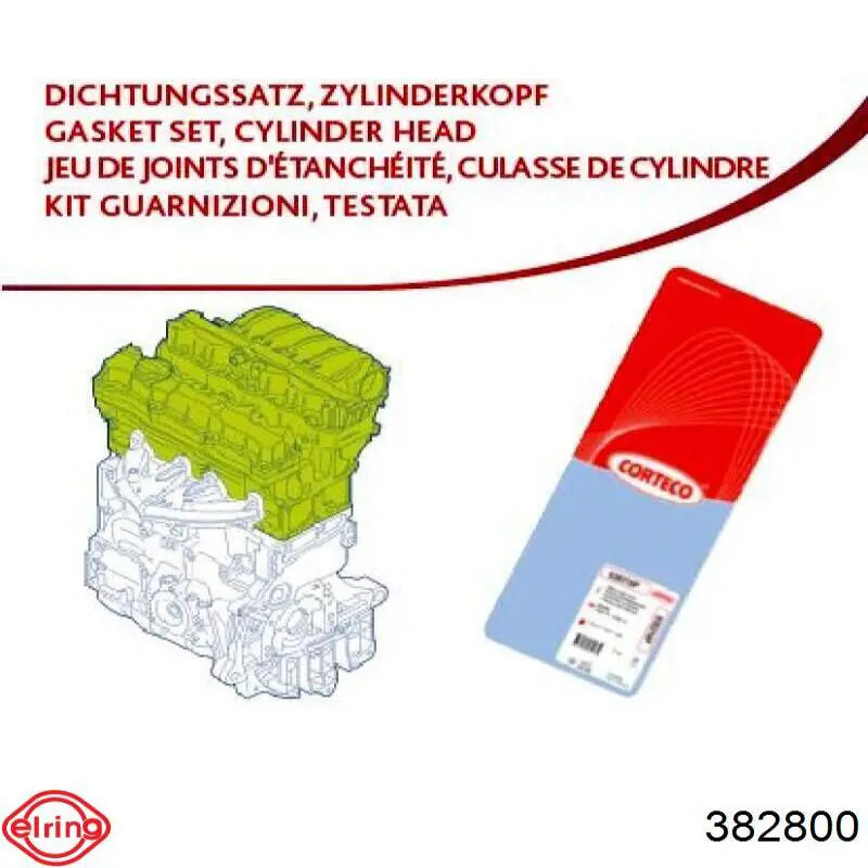 Zestaw uszczelek silnika górny do BMW 7 (E65, E66, E67)