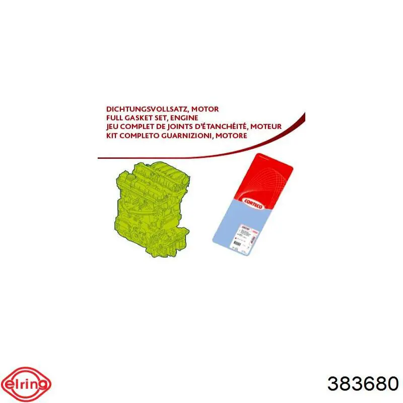Zestaw uszczelek silnika pełny FS75090 NIPPON MOTORS