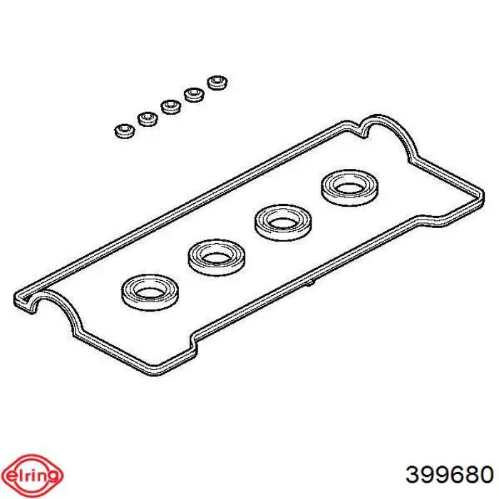 Uszczelka pokrywy zaworowej silnika, zestaw Elring 399680 cena, od 12,48 USD