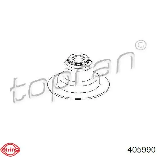 Uszczelniacz zaworu dolotowego/wylotowego Elring 405990 cena, od 3,75 USD