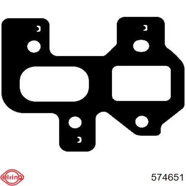 Uszczelka kolektora wydechowego Elring 574651 cena, od 23,66 USD