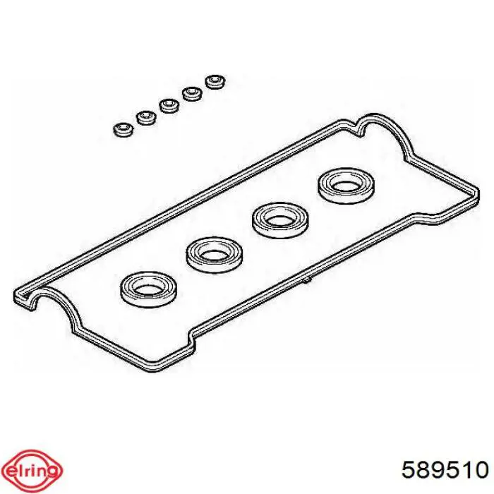 Uszczelka głowicy cylindrów Elring 589510 cena, od 16,50 USD