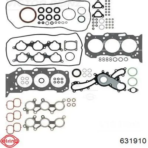 Zestaw uszczelek silnika pełny Elring 631910 cena, od 372,83 USD