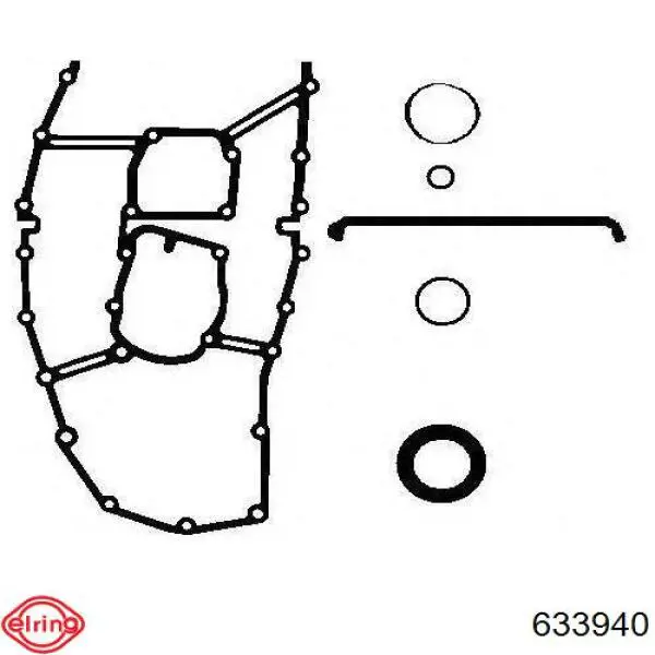 11141740844 BMW Uszczelka pokrywy przedniej silnika lewa
