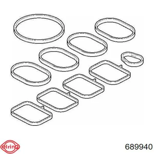 Uszczelka kolektora ssącego Elring 689940 cena, od 4,55 USD