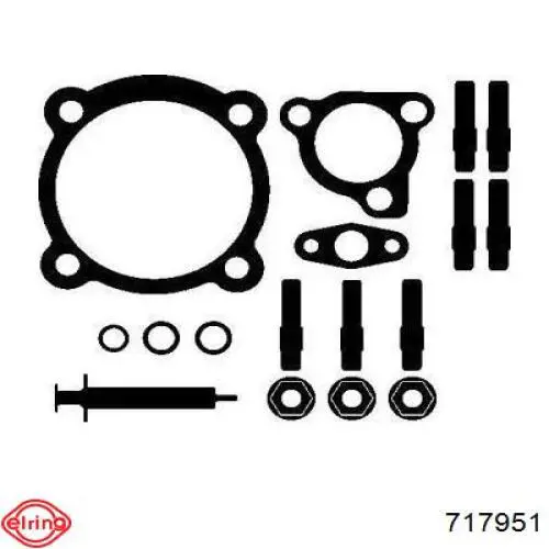 Uszczelka turbiny, zestaw montażowy Elring 717951 cena, od 25,55 USD