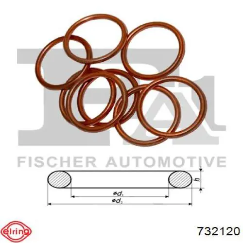 Uszczelniacz zaworu dolotowego/wylotowego Elring 732120 cena, od 4,96 USD