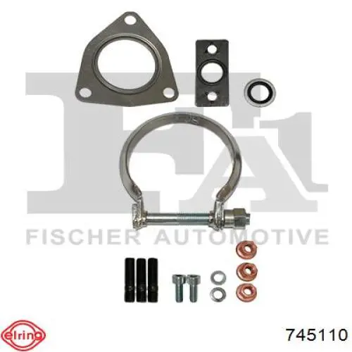 Uszczelka turbiny, zestaw montażowy Elring 745110 cena, od 8,82 USD