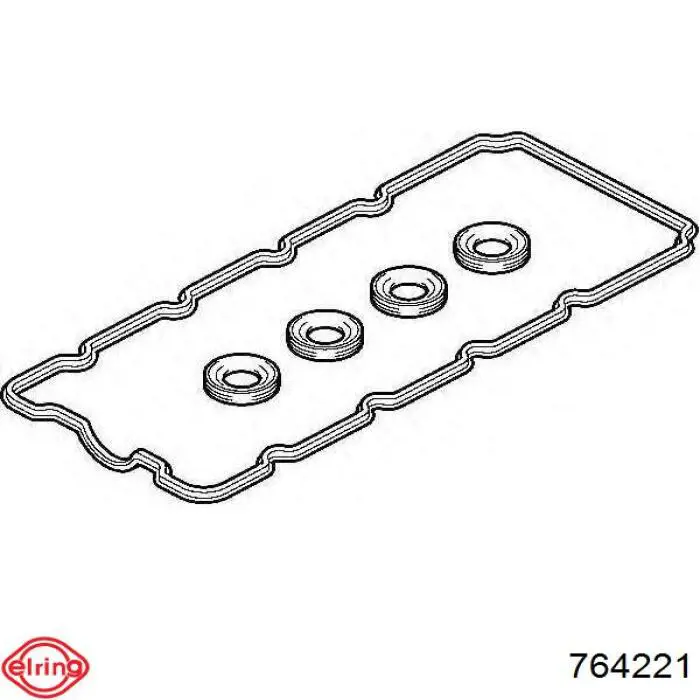 Uszczelka pokrywy zaworowej silnika Elring 764221 cena, od 5,57 USD