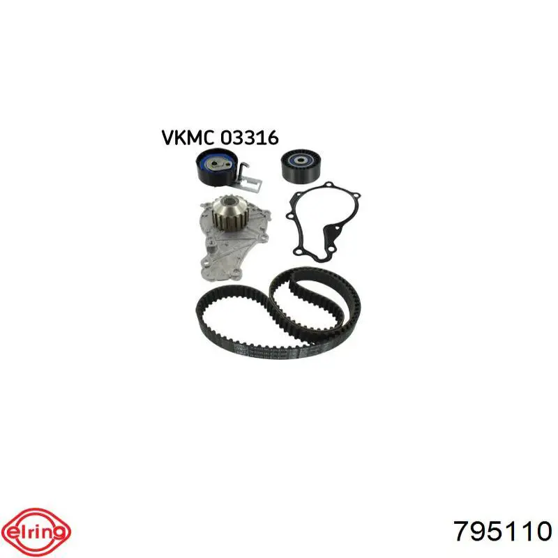 30235008 BSG Uszczelka pompy próżniowej