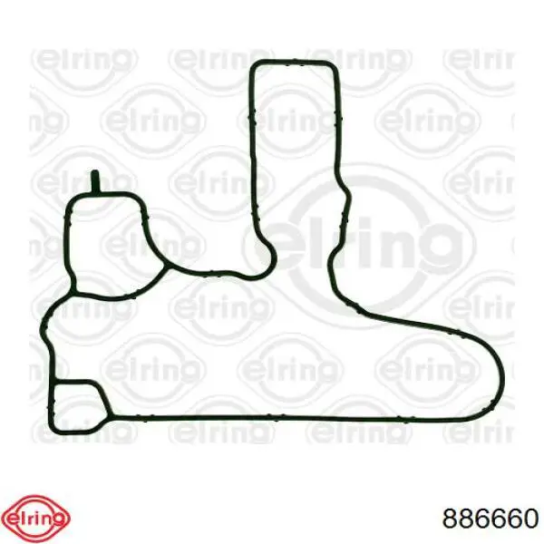 Uszczelka pokrywy zaworowej silnika Elring 886660 cena, od 13,98 USD