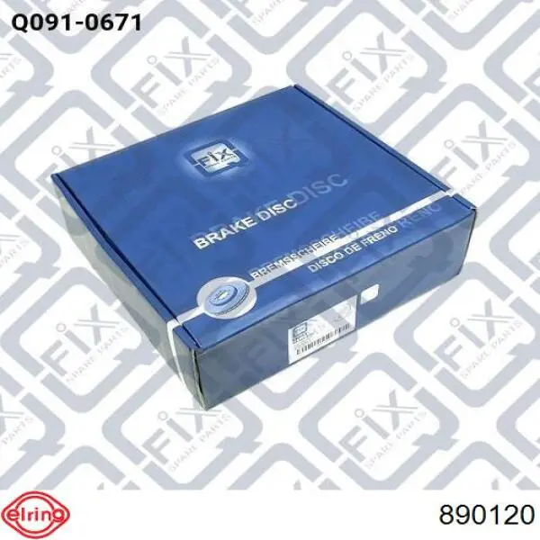 890120 Elring Uszczelka pompy wodnej