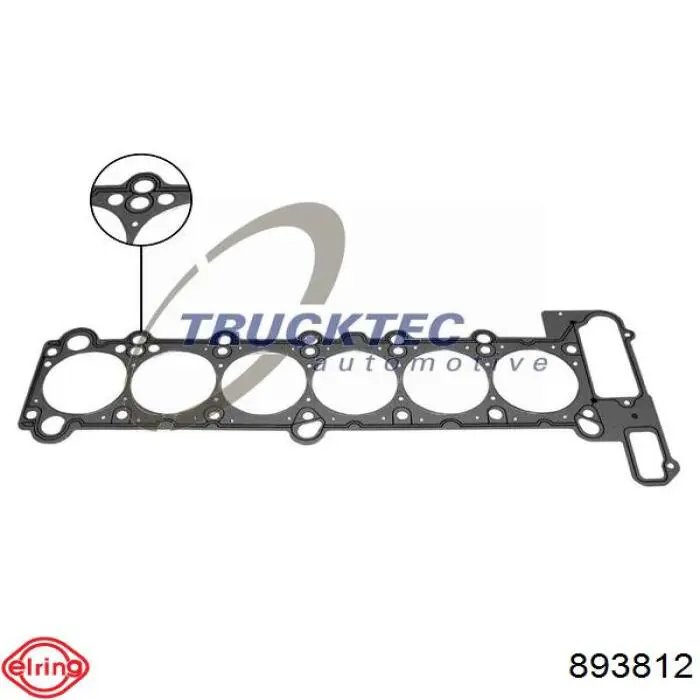 Uszczelka głowicy cylindrów Elring 893812 cena, od 33,76 USD