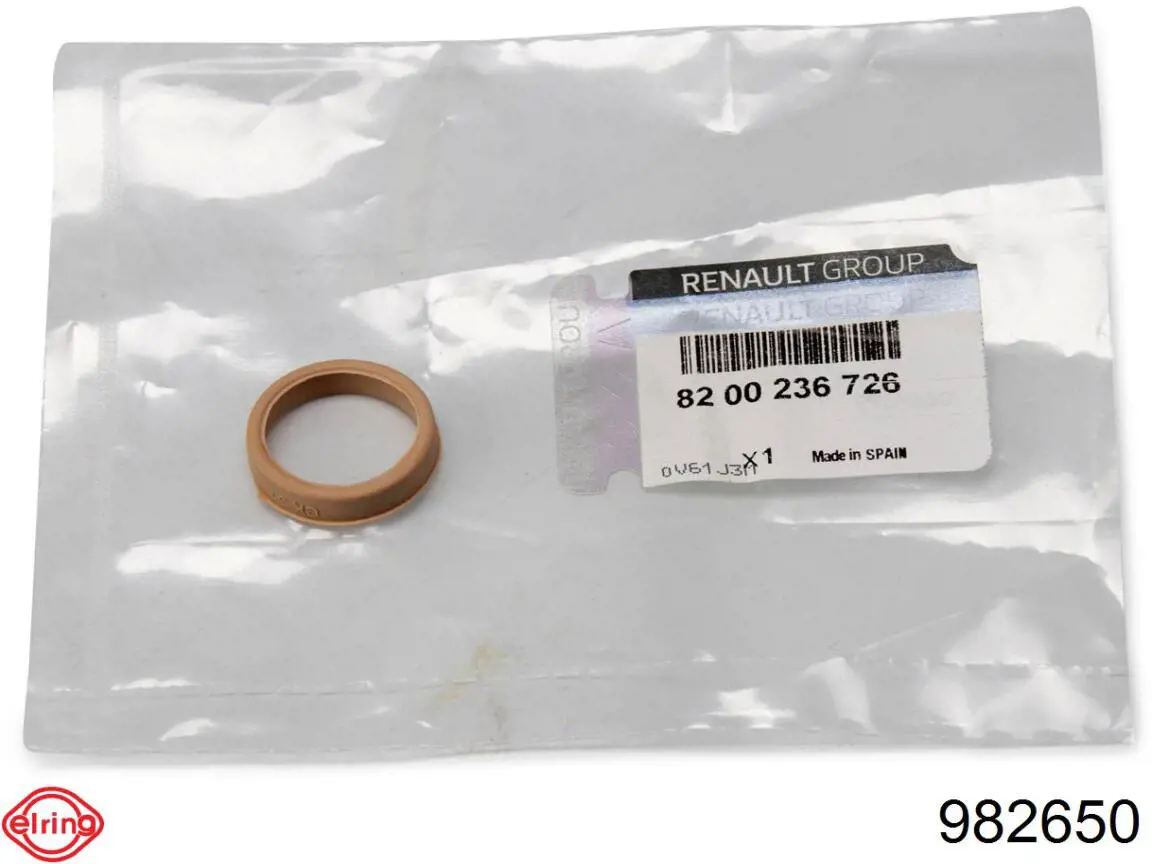 Uszczelka kolektora ssącego Elring 982650 cena, od 5,92 USD