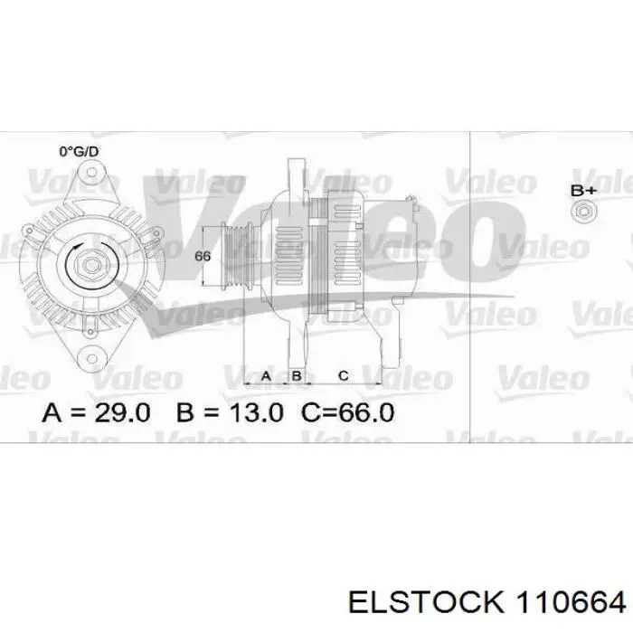 Listwa kierownicza (maglownica) Elstock 110664 cena, od 229,85 USD