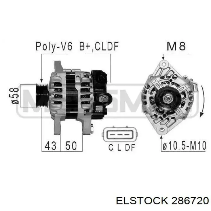 Alternator REMA-PARTS CA2140 cena, od 306,16 USD