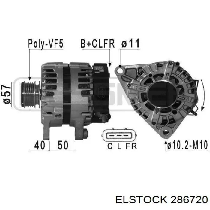 Alternator Hyundai/Kia 2611067 cena, od 171,96 USD