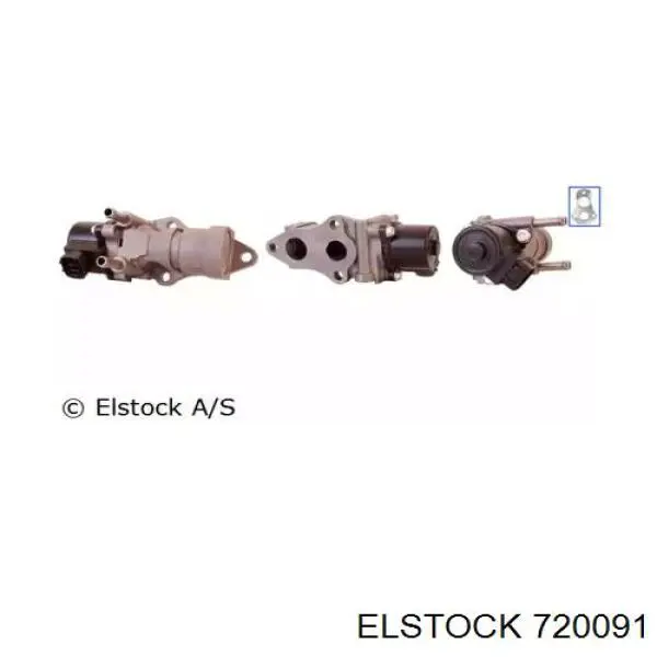 Do koszyka 256202709084 Toyota Zawór recyrkulacji spalin EGR