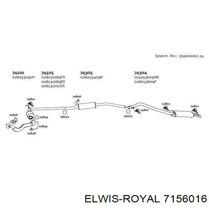 7156016 Elwis Royal pokrywa separatora oleju