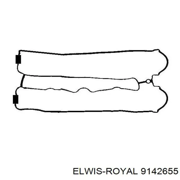 9142655 Elwis Royal uszczelka pokrywy zaworowej silnika, zestaw