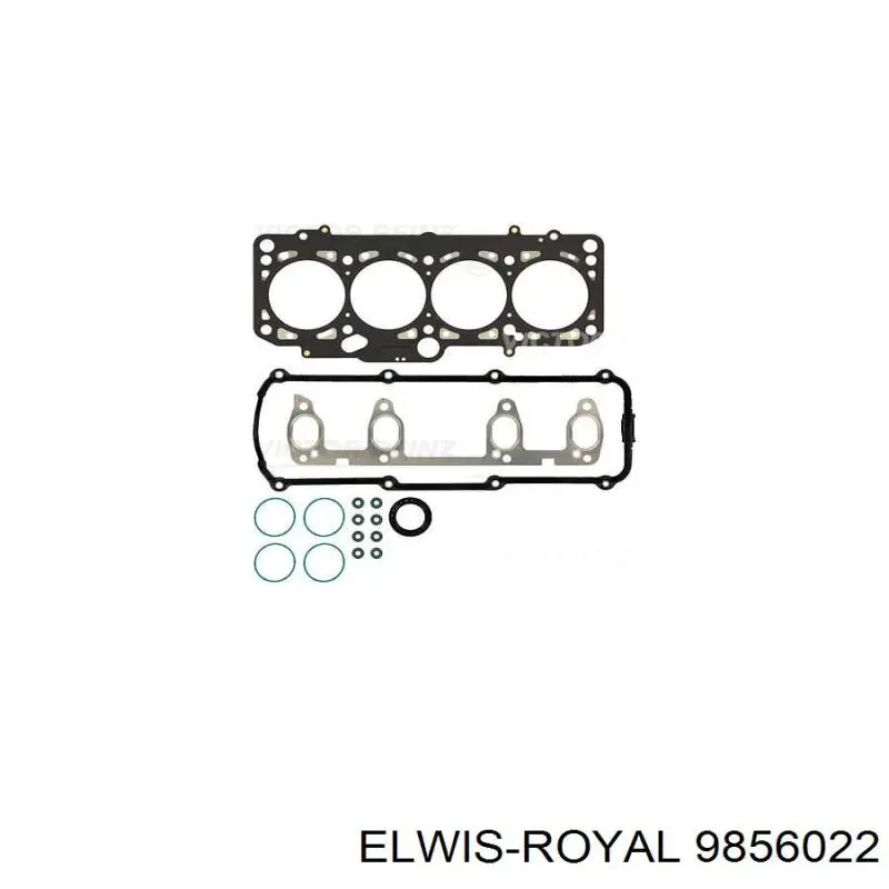 Zestaw uszczelek silnika górny Elwis Royal 9856022 cena, od 79,26 USD