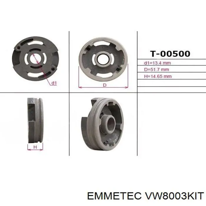 Zestaw naprawczy pompy wspomagania hydraulicznego Volkswagen Vento (1HX0)