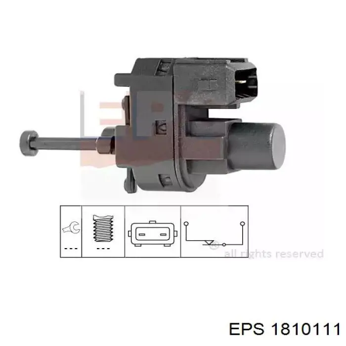 1.810.111 EPS czujnik włącznika świała stop