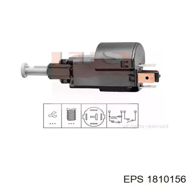 1.810.156 EPS czujnik włącznika świała stop