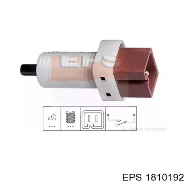 1.810.192 EPS czujnik włącznika świała stop