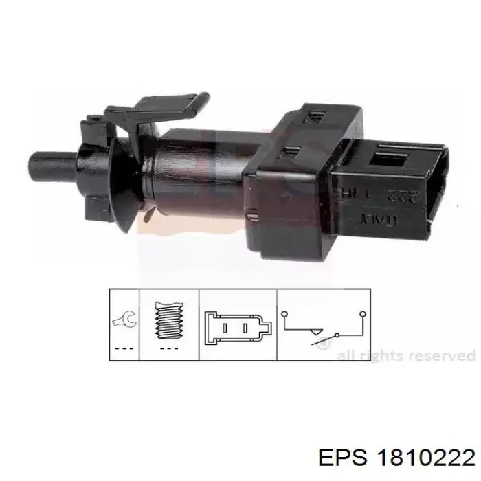 1.810.222 EPS czujnik włączania sprzęgła