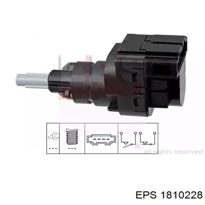 1810228 EPS czujnik włącznika świała stop