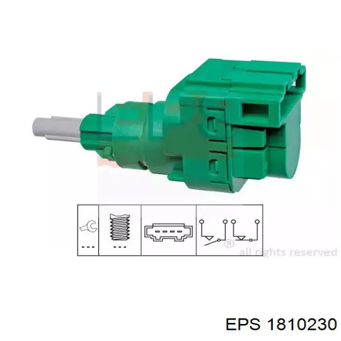1.810.230 EPS czujnik włącznika świała stop