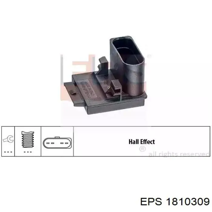 1.810.309 EPS czujnik położenia pedału sprzęgła