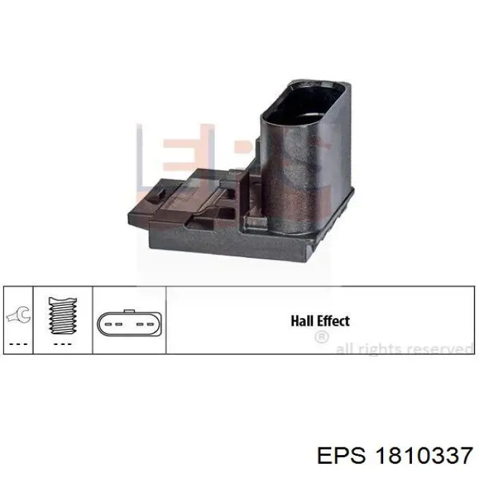 1.810.337 EPS czujnik położenia pedału sprzęgła