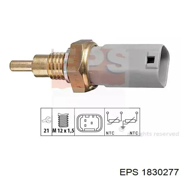 1.830.277 EPS czujnik temperatury płynu chłodzącego