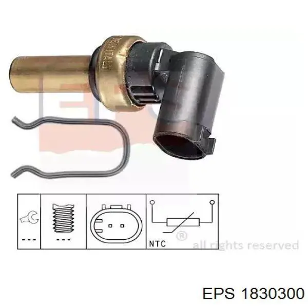 1.830.300 EPS czujnik temperatury płynu chłodzącego