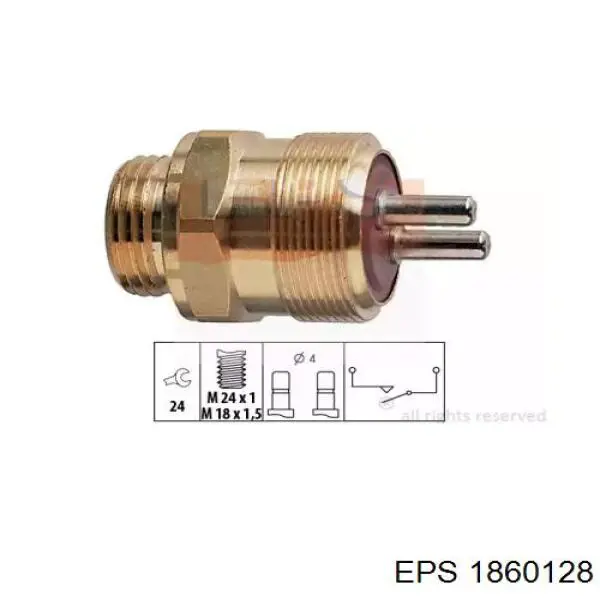 Czujnik włączania światła cofania 60840007 BSG